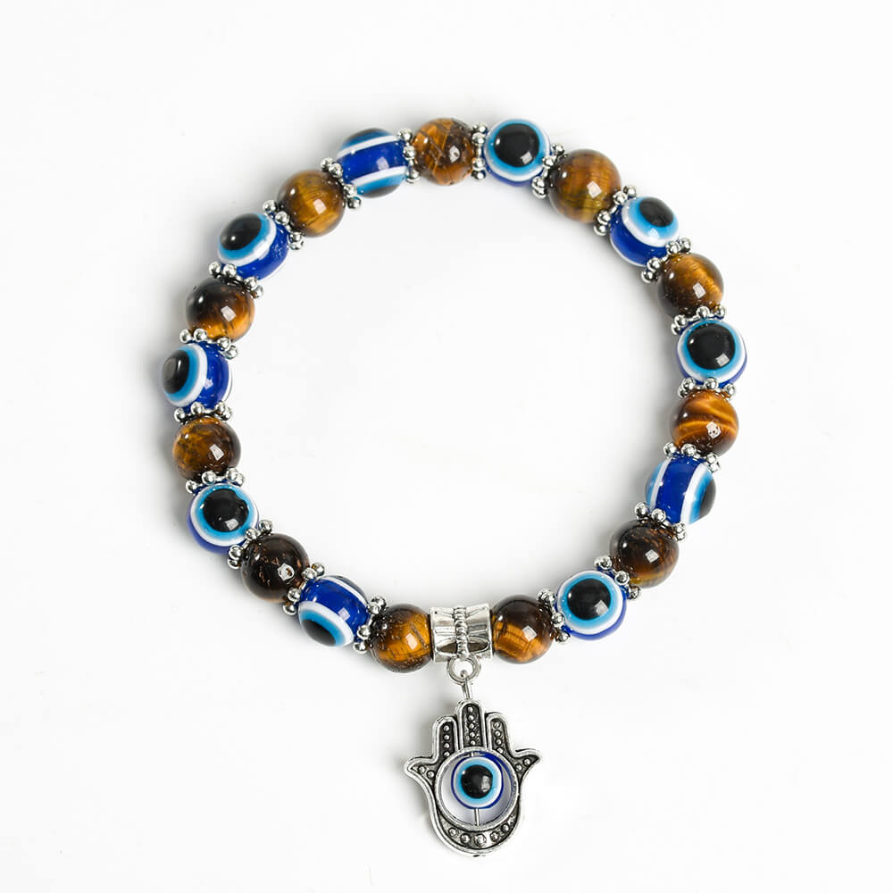 Etheric Aura Evil Eye Crystal Bracelet
