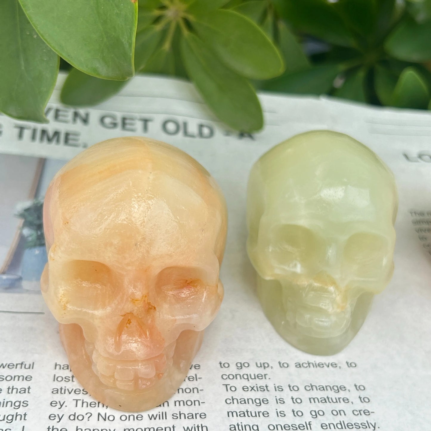Etheric Aura Halloween Afghan Jade Carved Skull