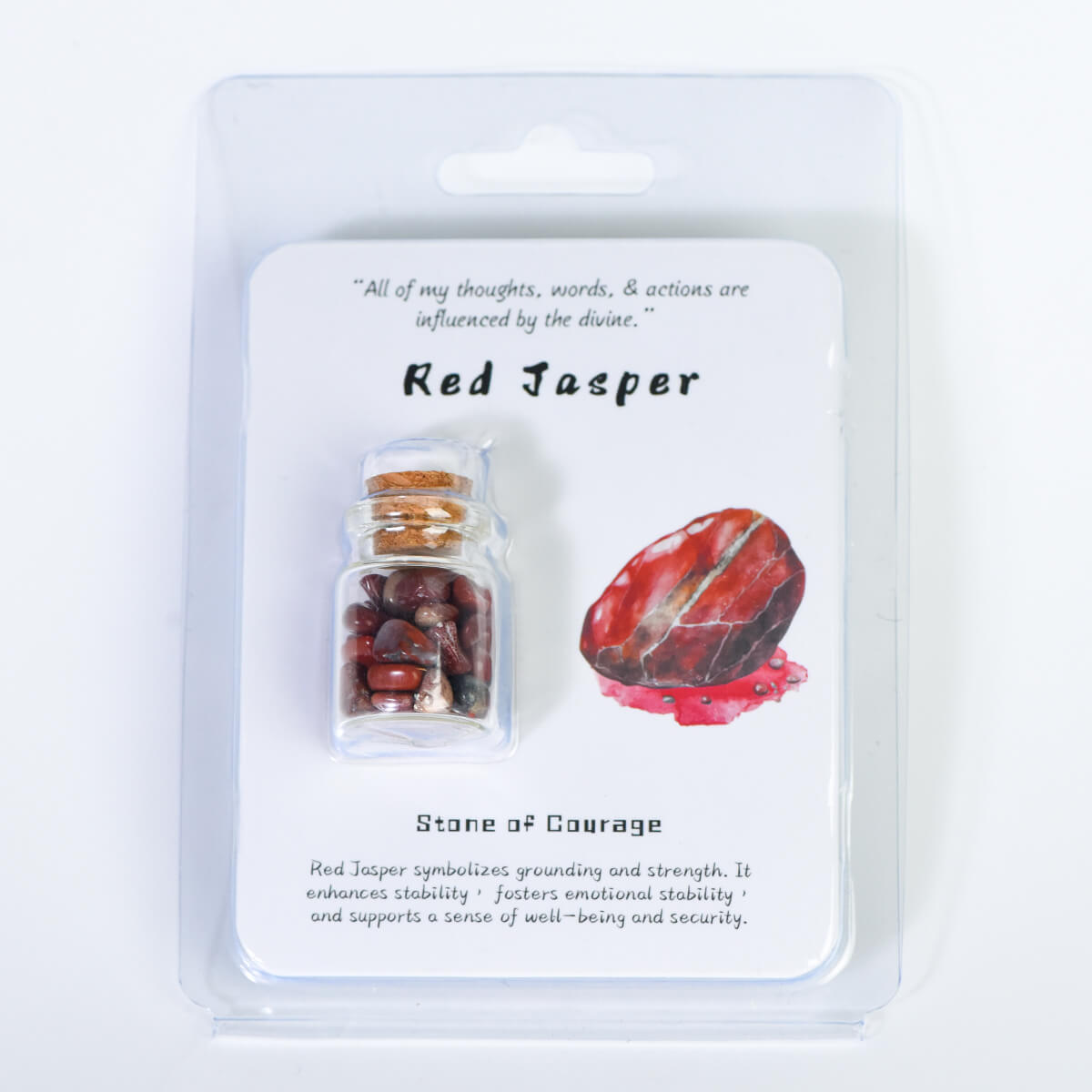 Etheric Aura Crystal Chip Wishing Bottle (Blister Card)