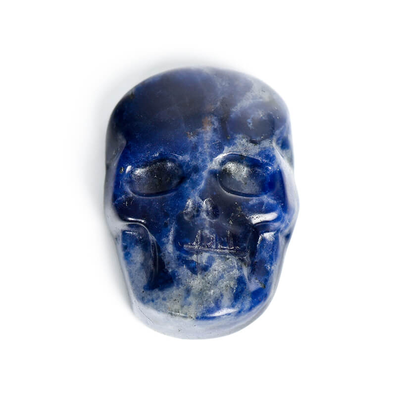 Etheric Aura Natural Crystal Carved Skull
