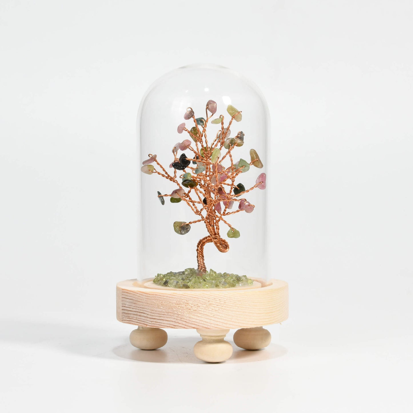 Etheric Aura Olivine Lawn Crystal Tree|Fortune Tree|Feng Shui Tree