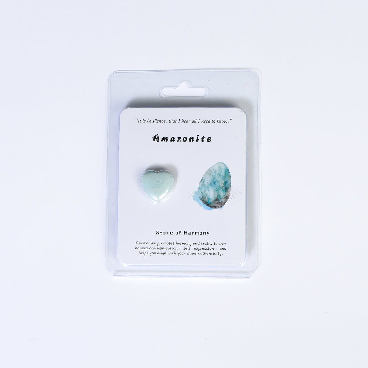 Etheric Aura Crystal Carved Heart/Mushroom/Star/Moon Blister Kit