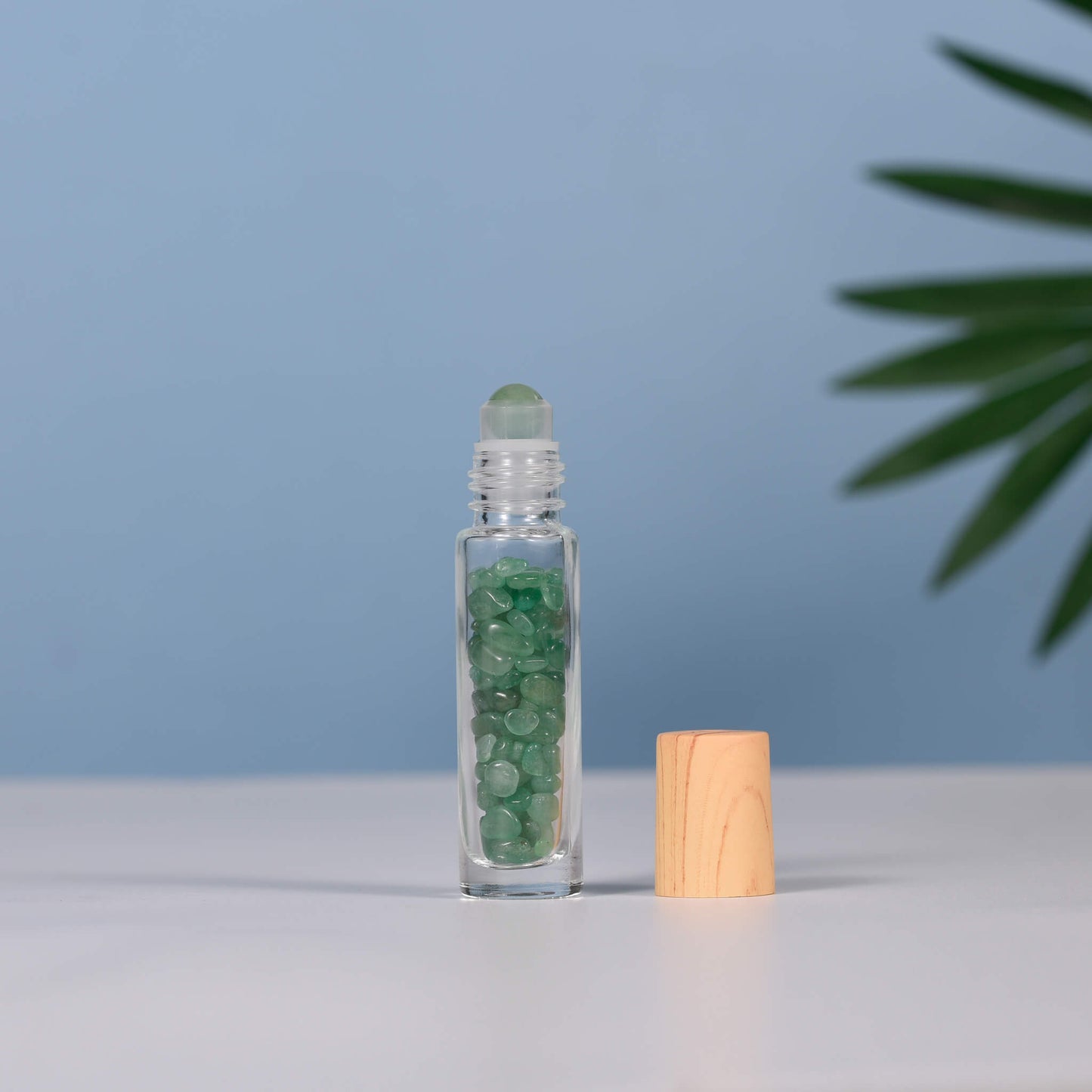 Etheric Aura Crystal Chip Wishing Roller Bottle