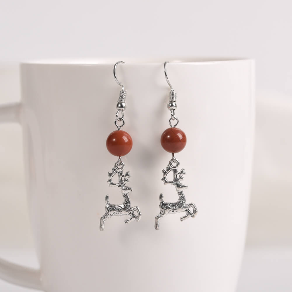 Etheric Aura Christmas Charm Crystal Earrings