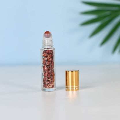 Etheric Aura Crystal Chip Wishing Roller Bottle