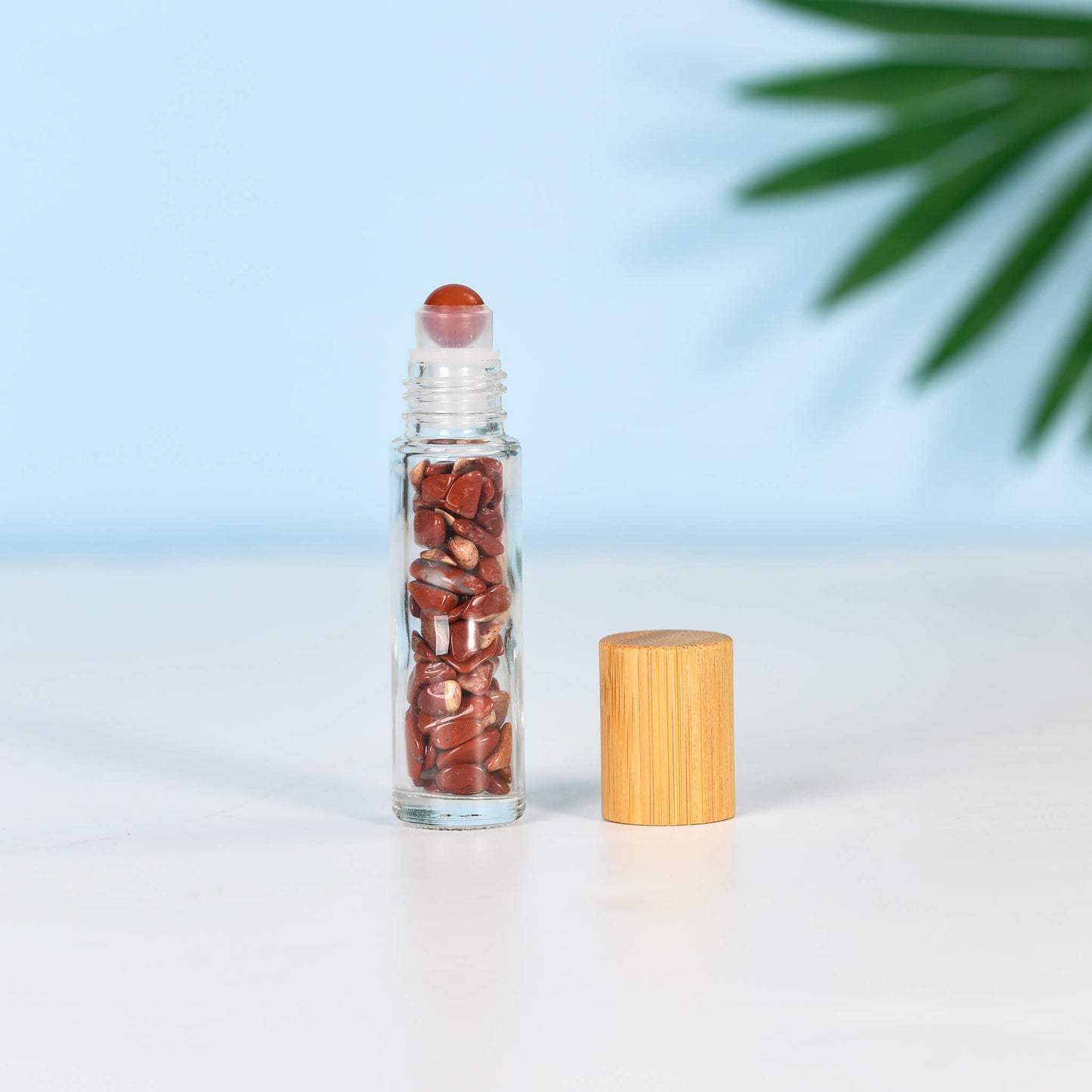 Etheric Aura Crystal Chip Wishing Roller Bottle