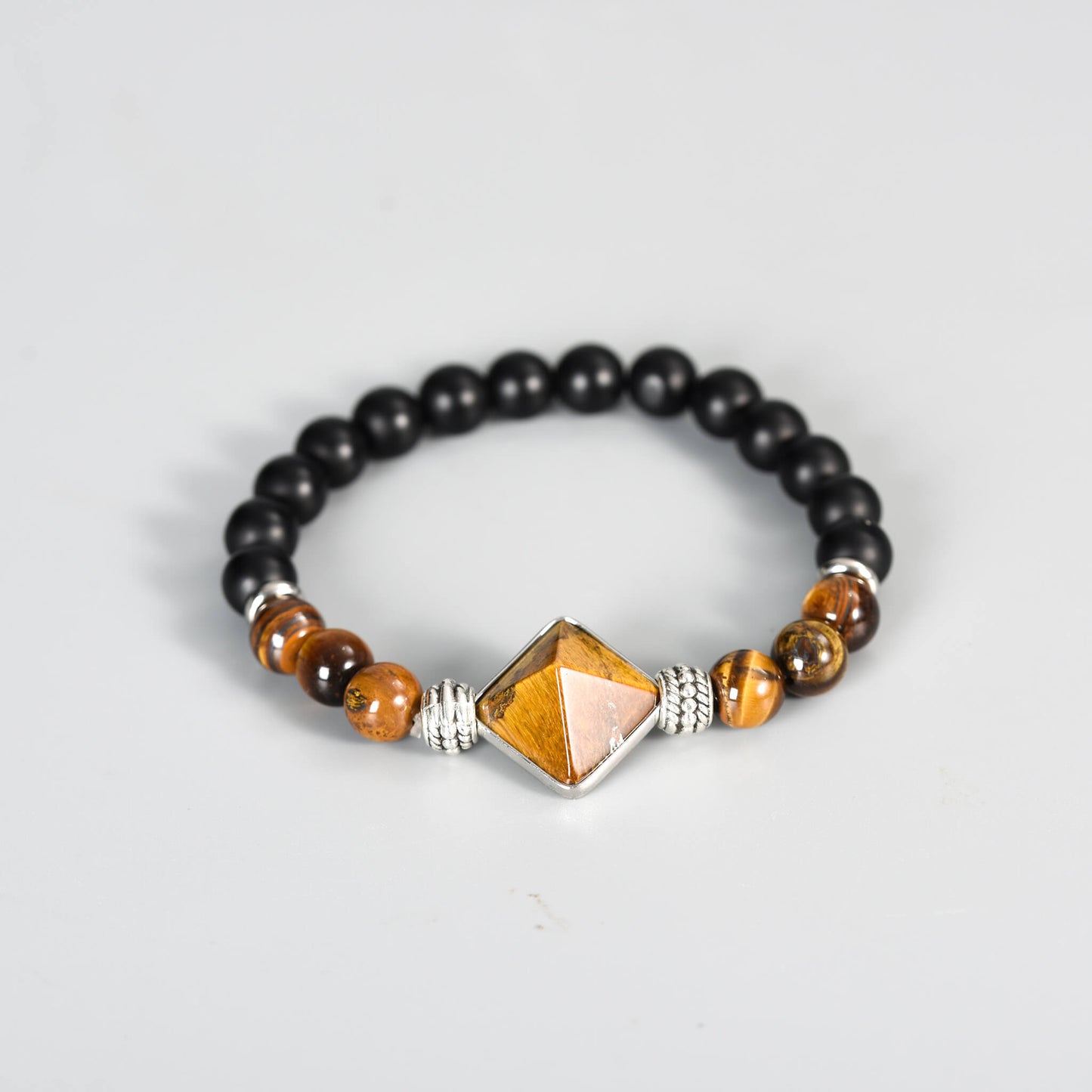 Etheric Aura Natural Crystal Pyramid Bracelet