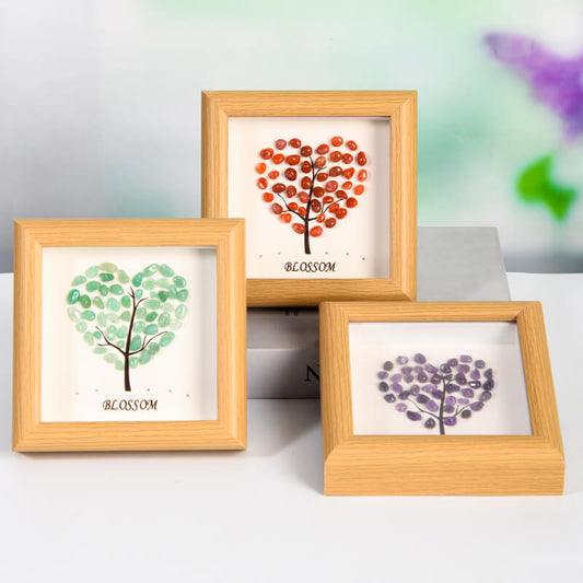 Love Tree Decoration Painting with Crystal Stone