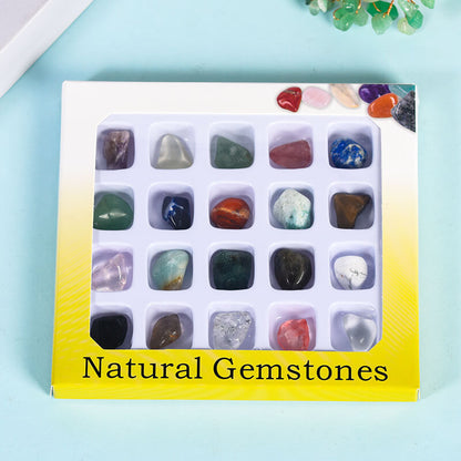 Etheric Aura Mixed Gemstone Crystal Mineral Specimen Collection Kit