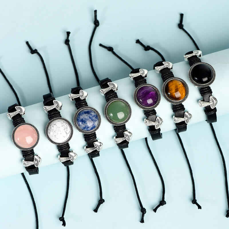 Etheric Aura Multi-Element Button Bracelet