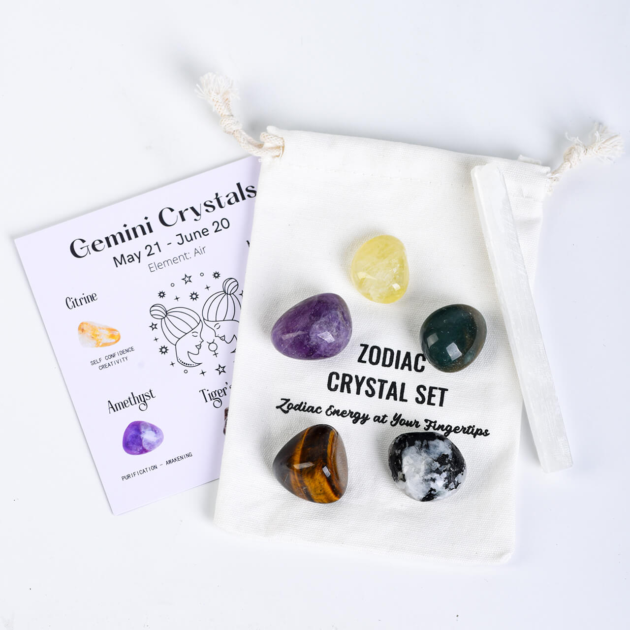 Etheric Aura Crystal Zodiac Gemini