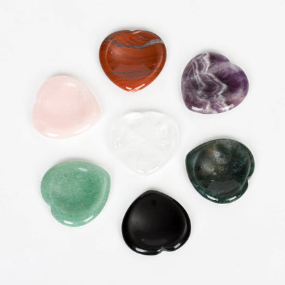 Etheric Aura Worry Stone (Heart Shape)