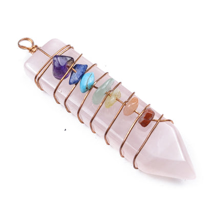 Etheric Aura Chakra Pendant Bracelet Sceptre Healing Gift Kit