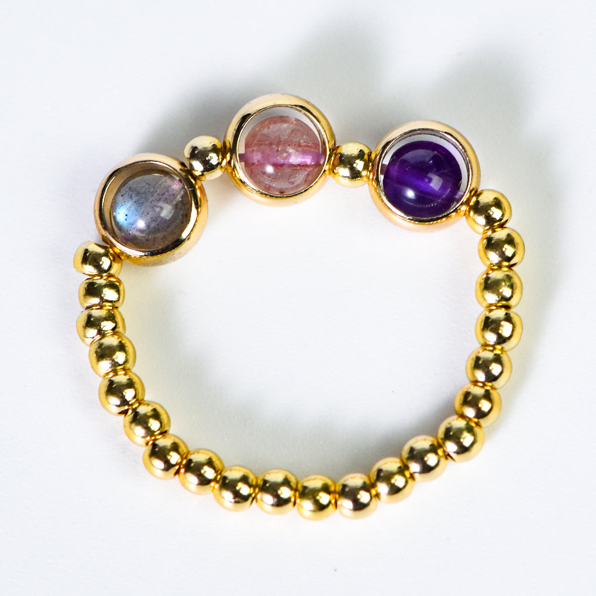 Natural Multi-Gemstone Ring