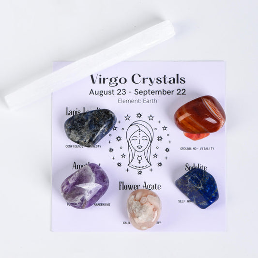 Etheric Aura Crystal Zodiac Set Virgo