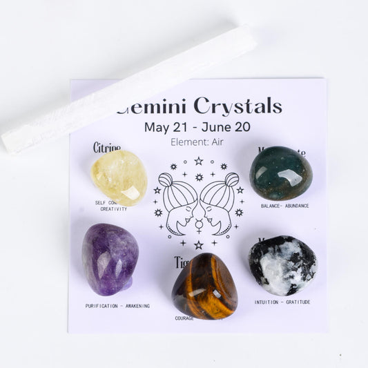 Etheric Aura Crystal Zodiac Gemini