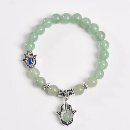 Etheric Aura Evil Eye Crystal Bracelet