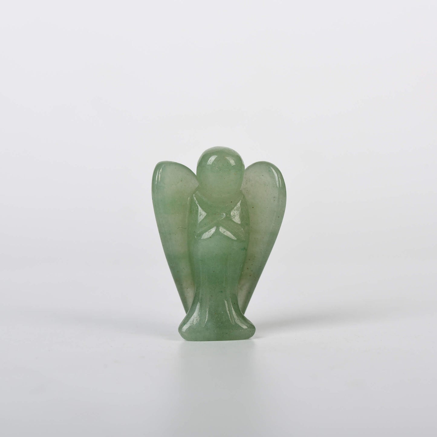 Etheric Aura Crystal Carved Angel