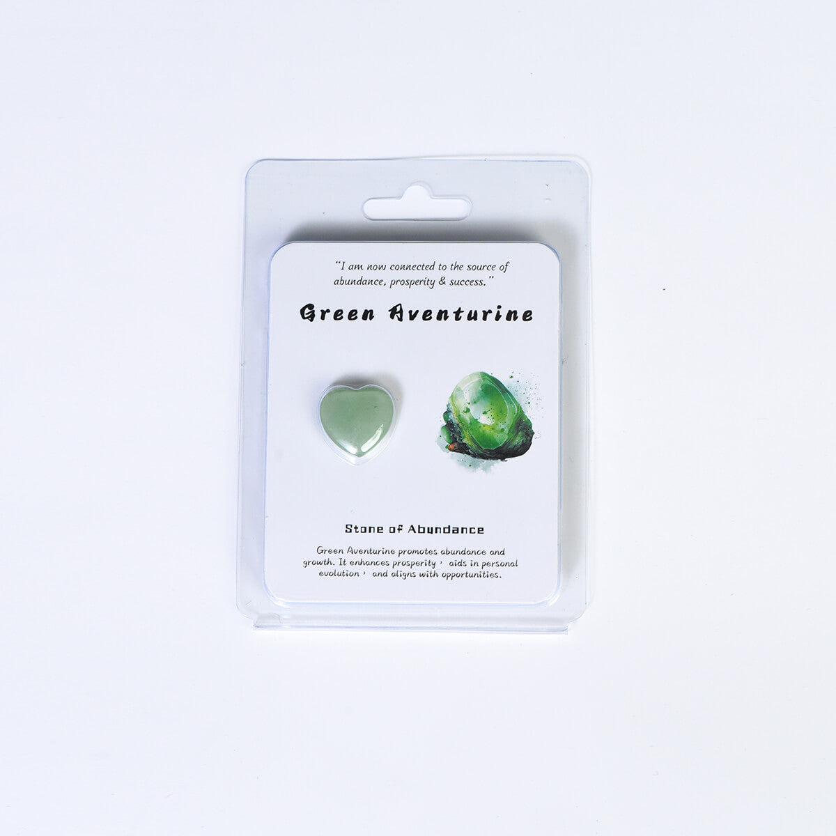 Etheric Aura Crystal Carved Heart/Mushroom/Star/Moon Blister Kit