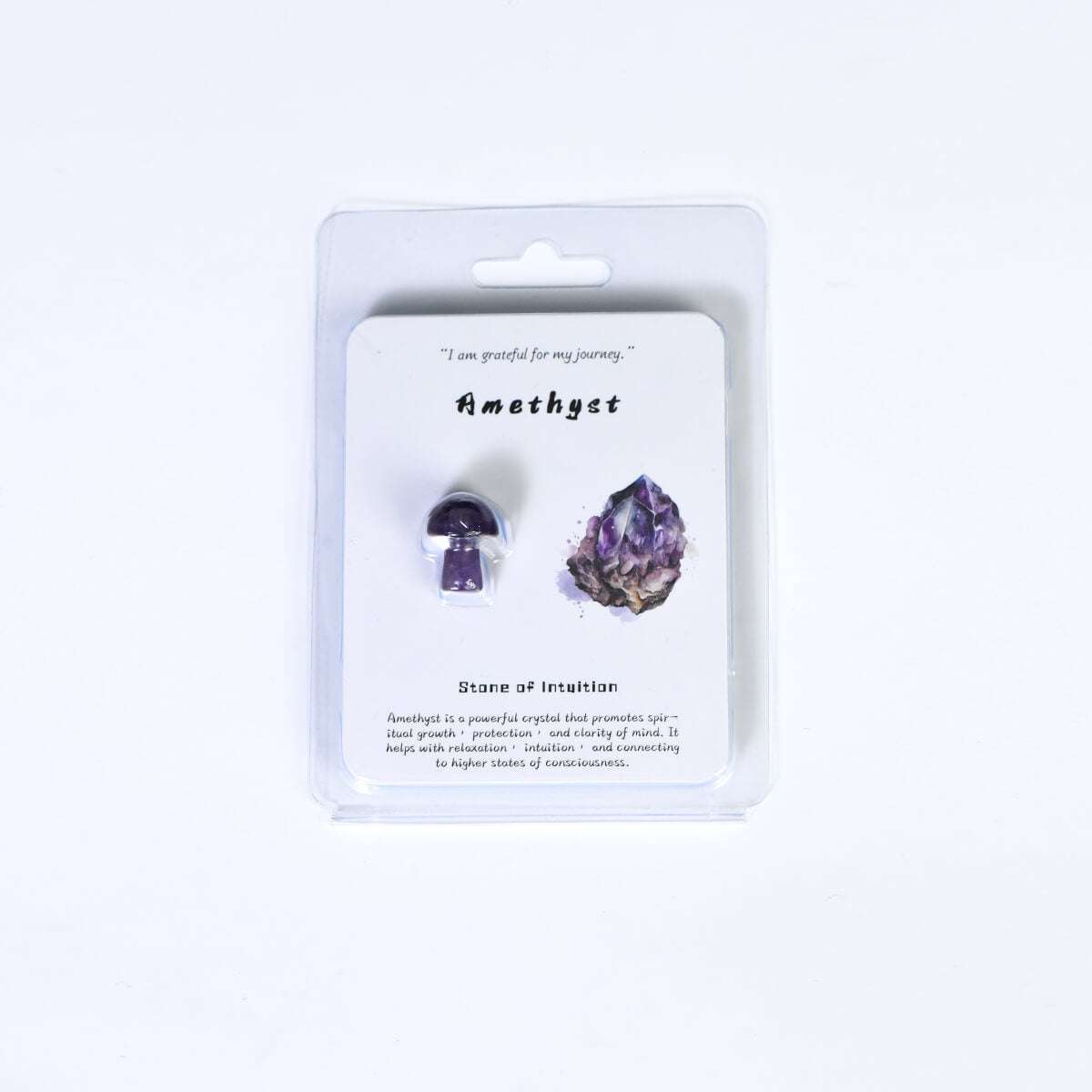 Etheric Aura Crystal Carved Heart/Mushroom/Star/Moon Blister Kit