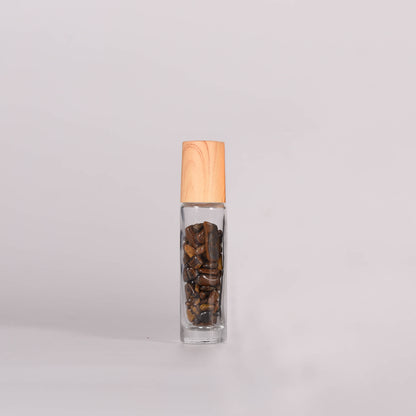 Etheric Aura Crystal Chip Wishing Roller Bottle