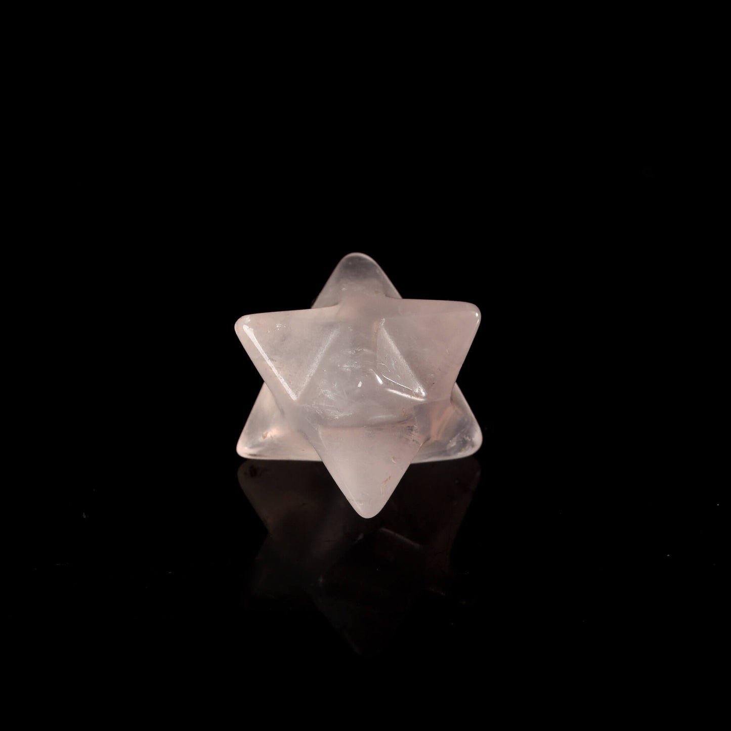 Etheric Aura Crystal Carved Merkaba