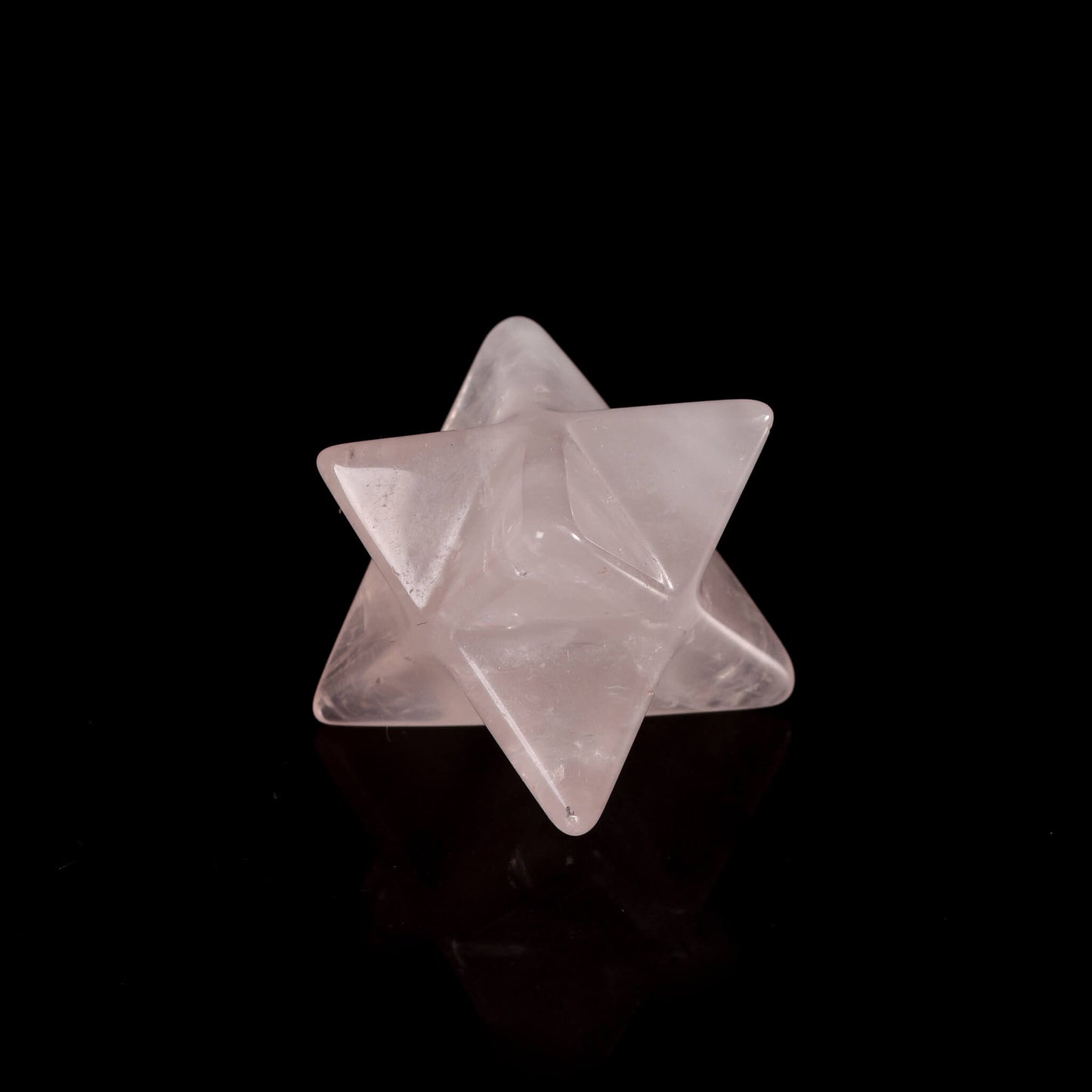 Etheric Aura Crystal Carved Merkaba