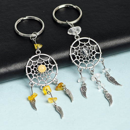 Etheric Aura Dream Catcher Keychain