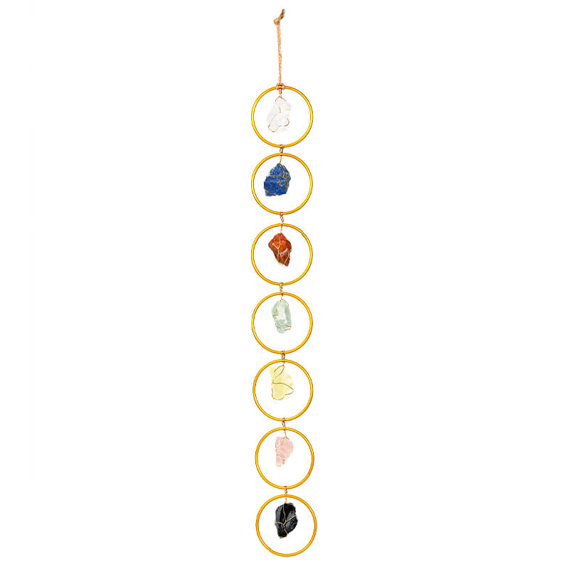 Raw Crystal Stone Hanging Ornament