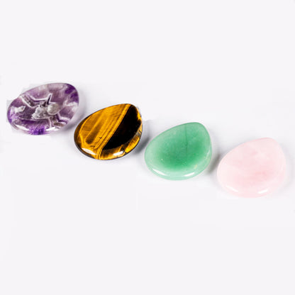 Etheric Aura Crystal Worry Stone (Teardrop)