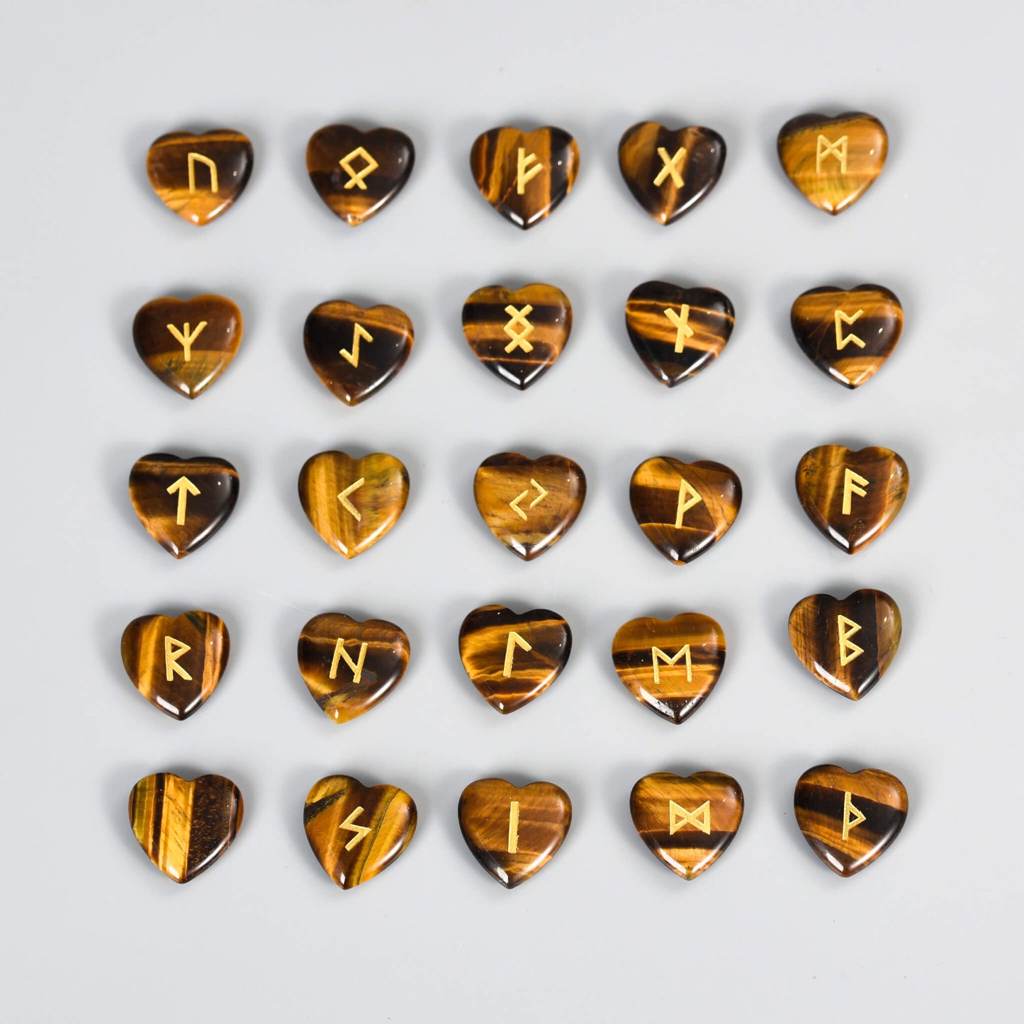 Etheric Aura Germanic Runes - Runeos Nīþi Symbols (Heart Edition)