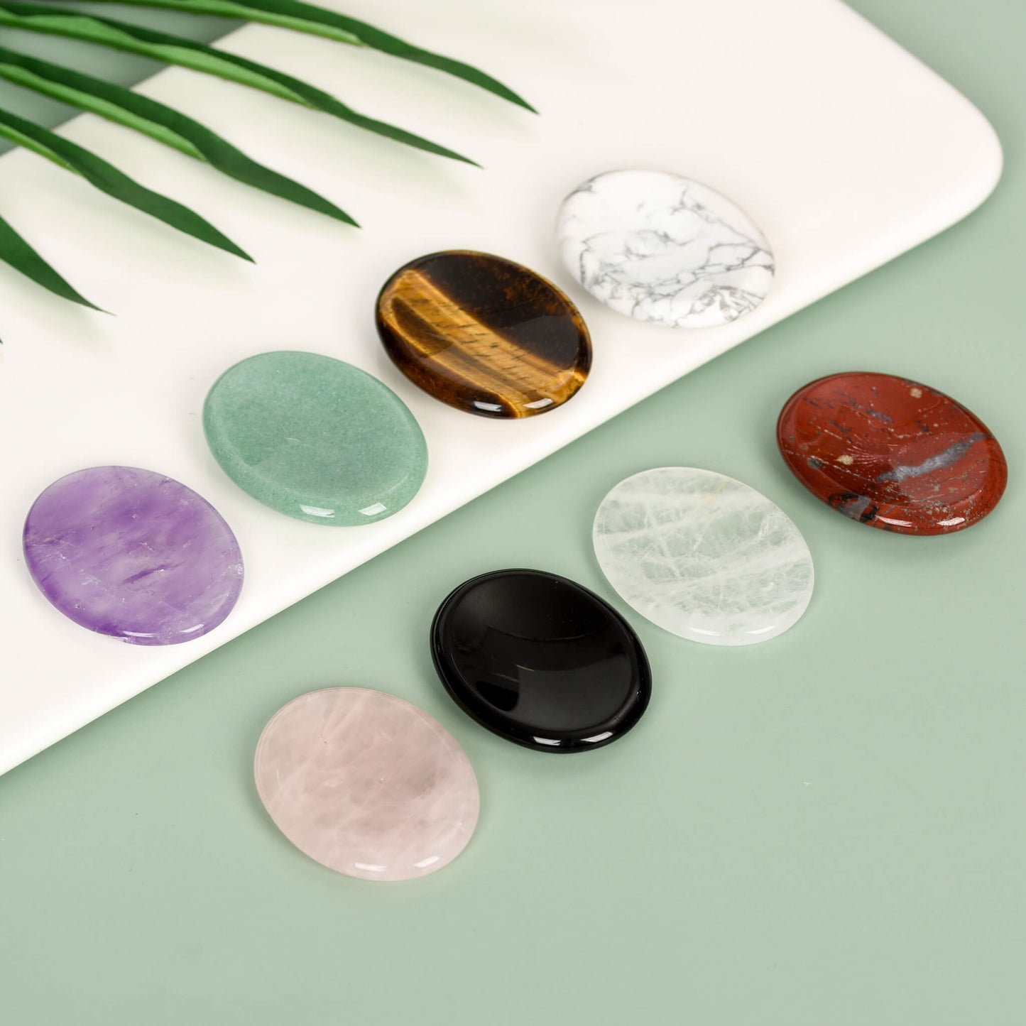 Etheric Aura Worry Stone (Oval Shape)