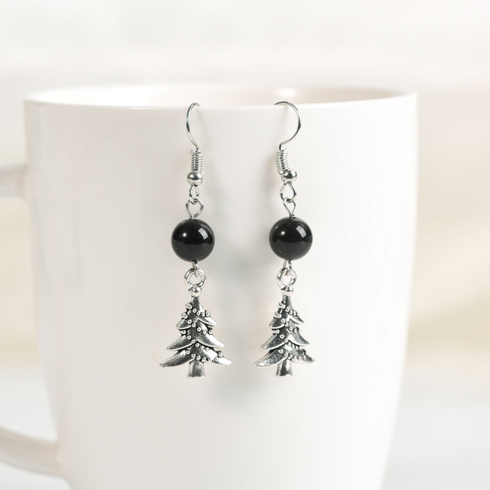 Etheric Aura Christmas Charm Crystal Earrings