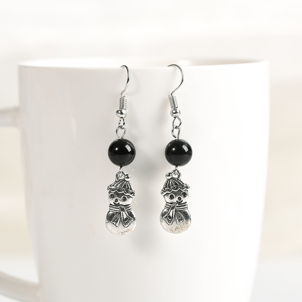 Etheric Aura Christmas Charm Crystal Earrings