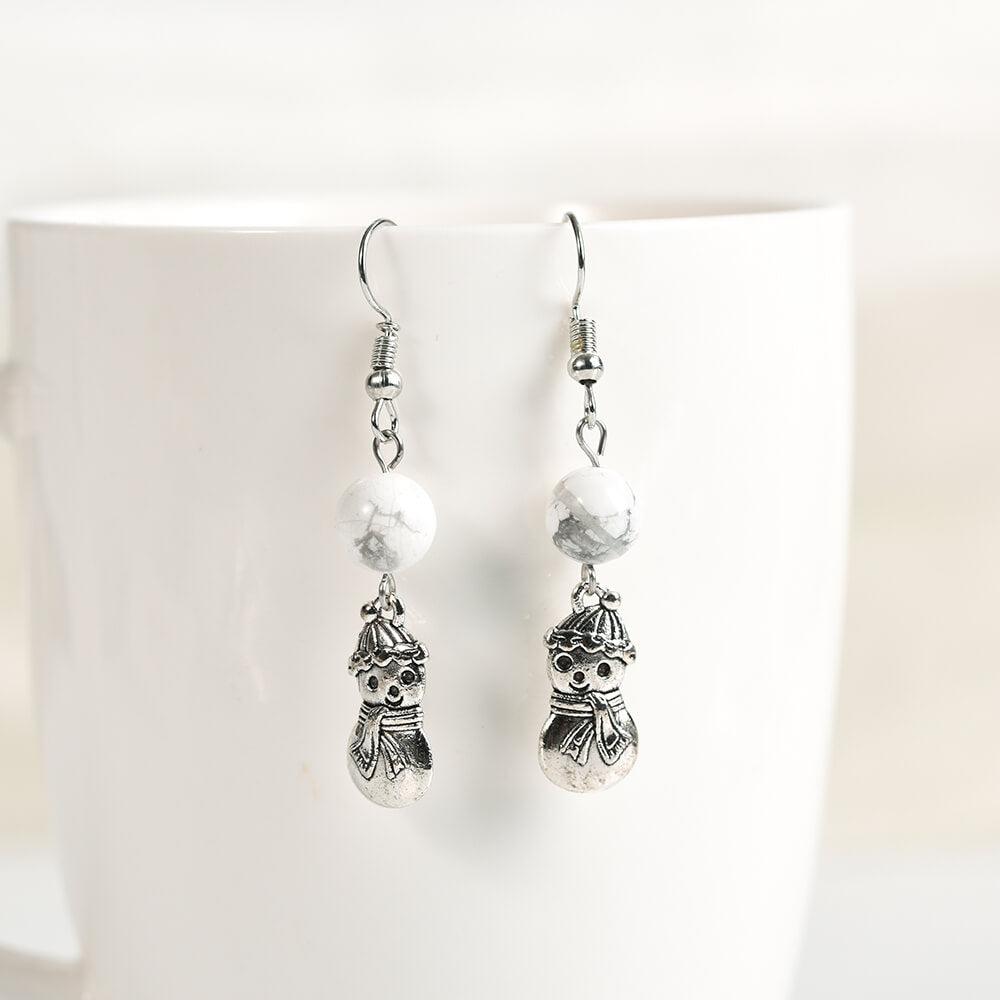 Etheric Aura Christmas Charm Crystal Earrings