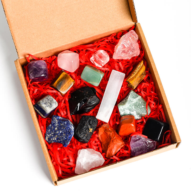 Etheric Aura Crystal Healing Kit (17 Gemstones)