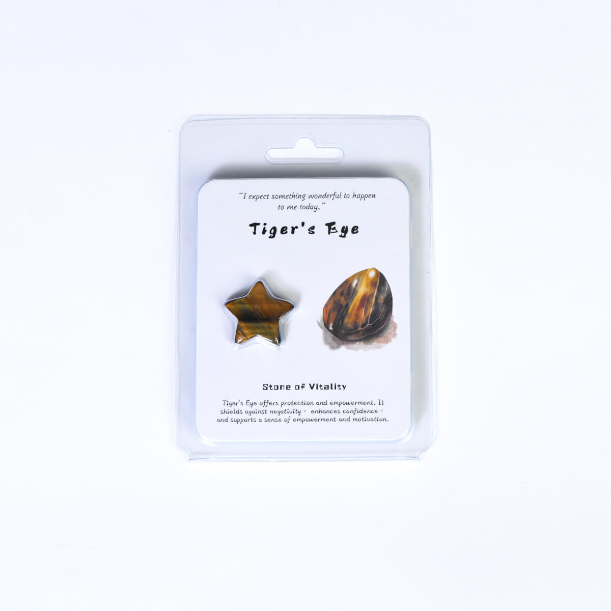 Etheric Aura Crystal Carved Heart/Mushroom/Star/Moon Blister Kit