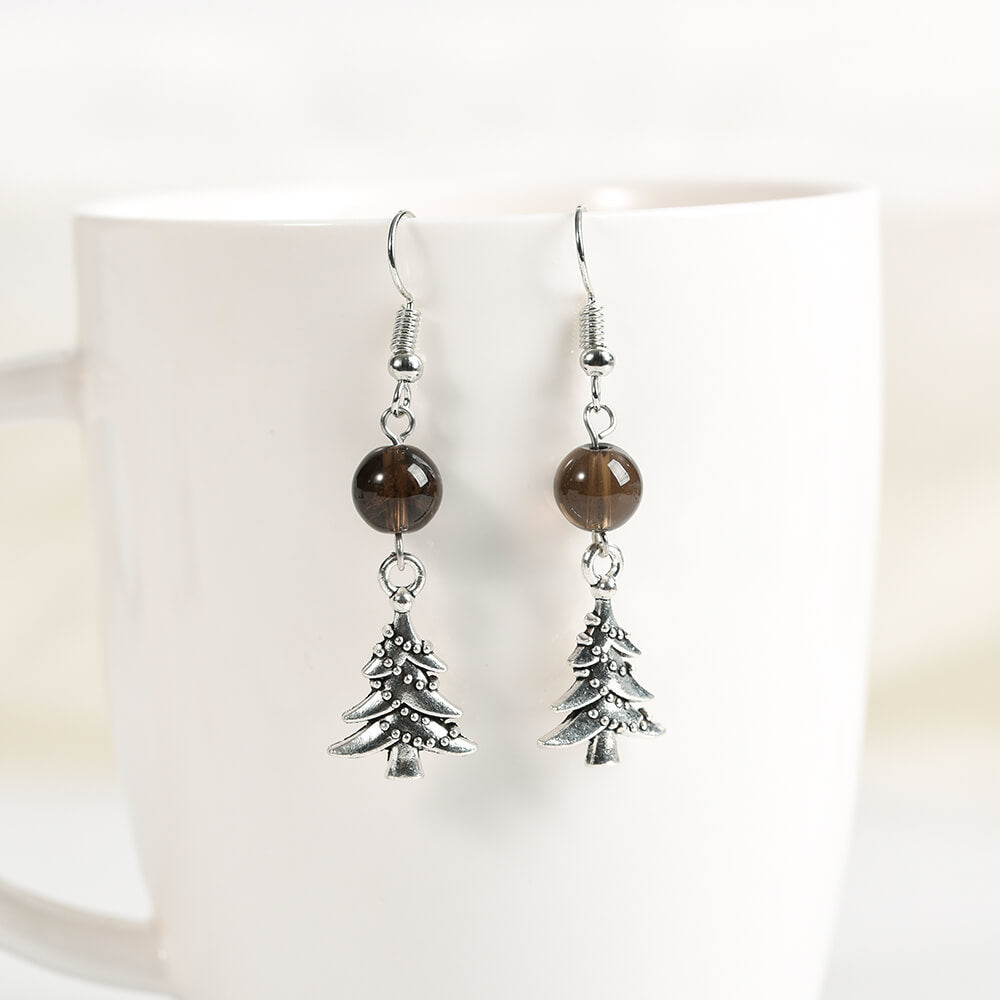 Etheric Aura Christmas Charm Crystal Earrings