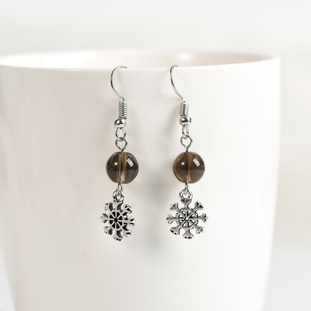 Etheric Aura Christmas Charm Crystal Earrings