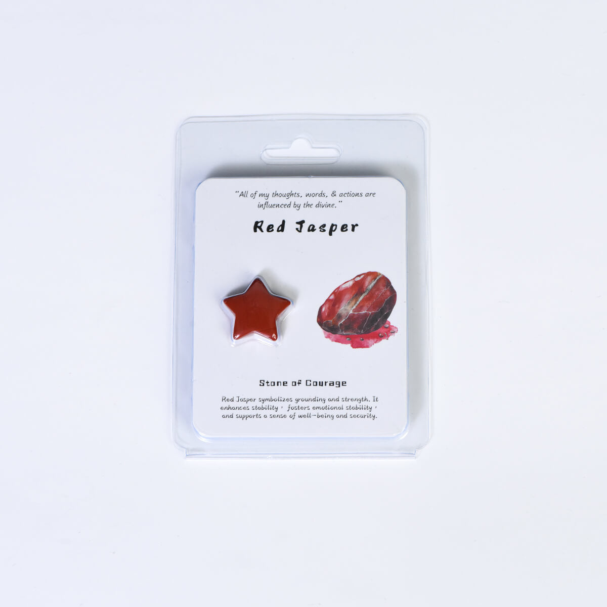 Etheric Aura Crystal Carved Heart/Mushroom/Star/Moon Blister Kit