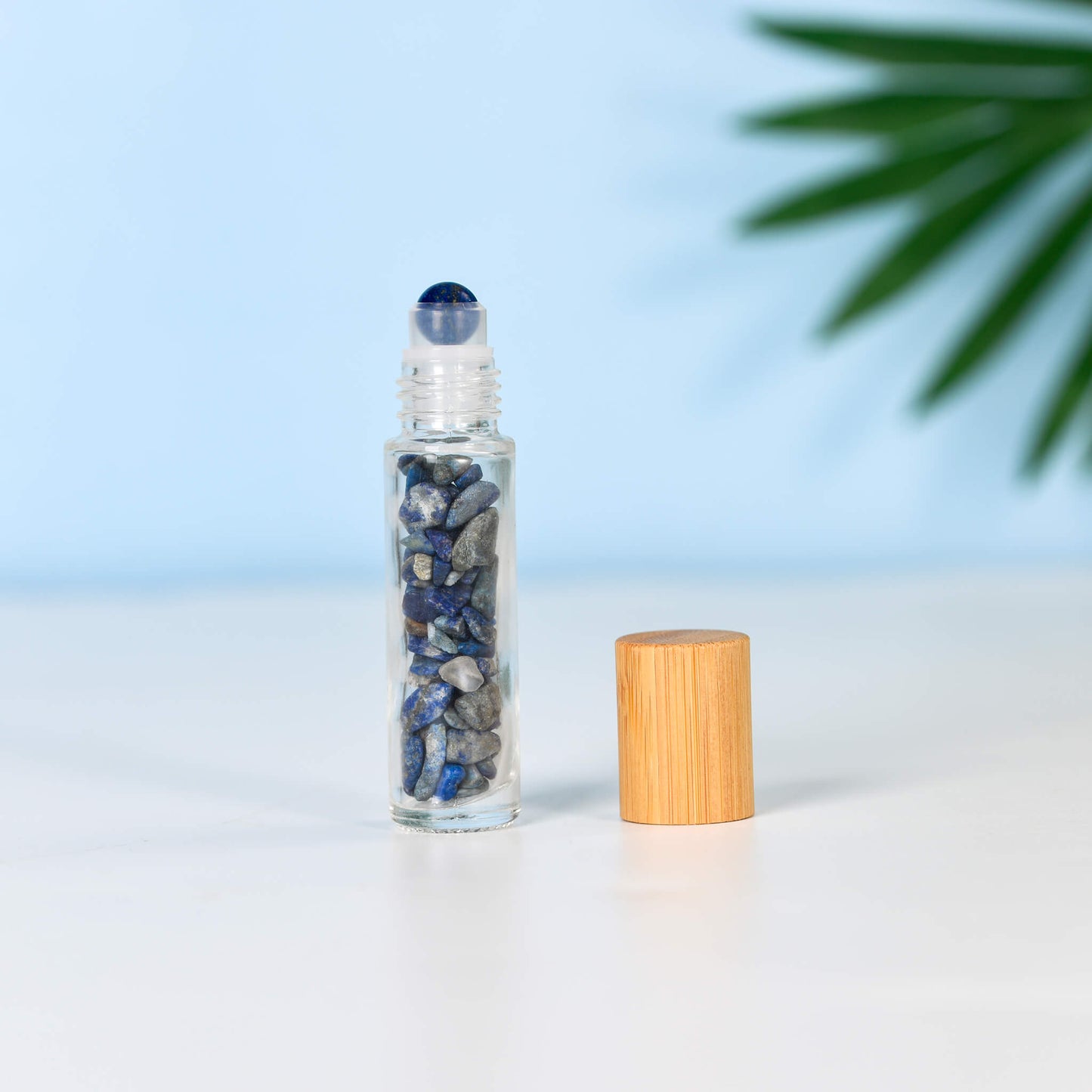 Etheric Aura Crystal Chip Wishing Roller Bottle