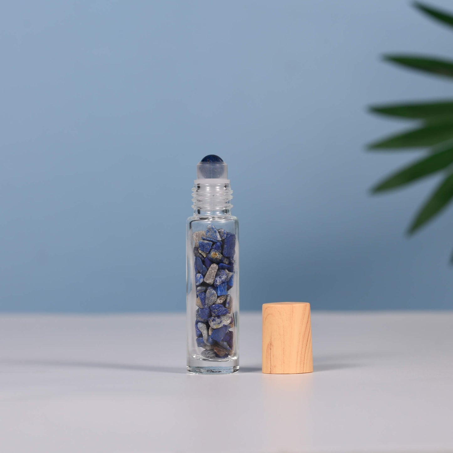 Etheric Aura Crystal Chip Wishing Roller Bottle