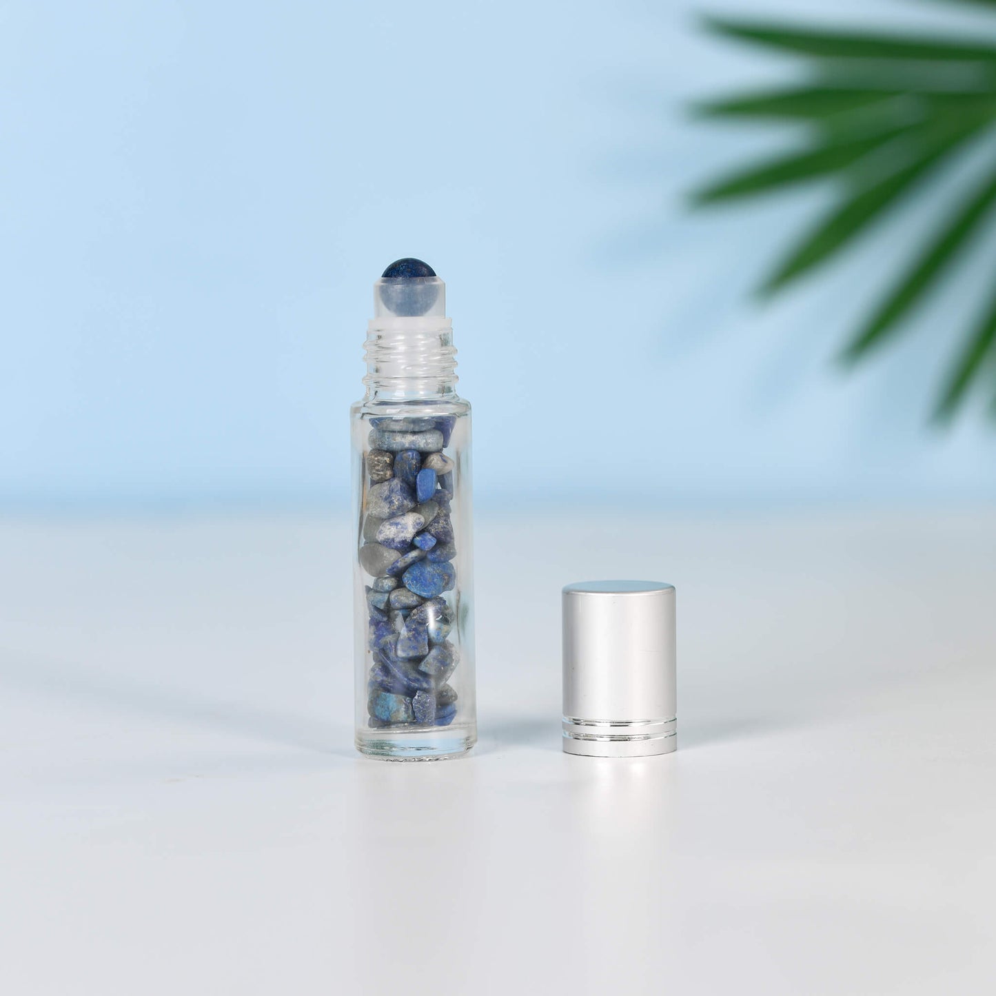 Etheric Aura Crystal Chip Wishing Roller Bottle