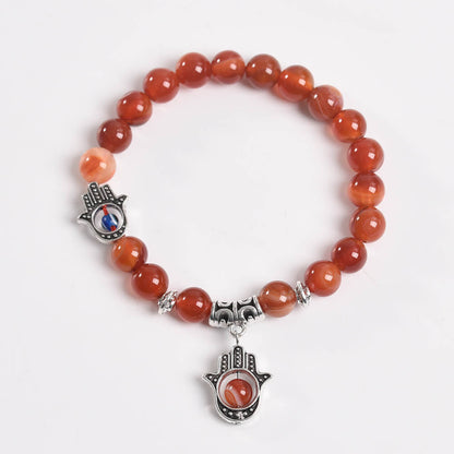 Etheric Aura Evil Eye Crystal Bracelet