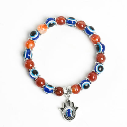 Etheric Aura Evil Eye Crystal Bracelet