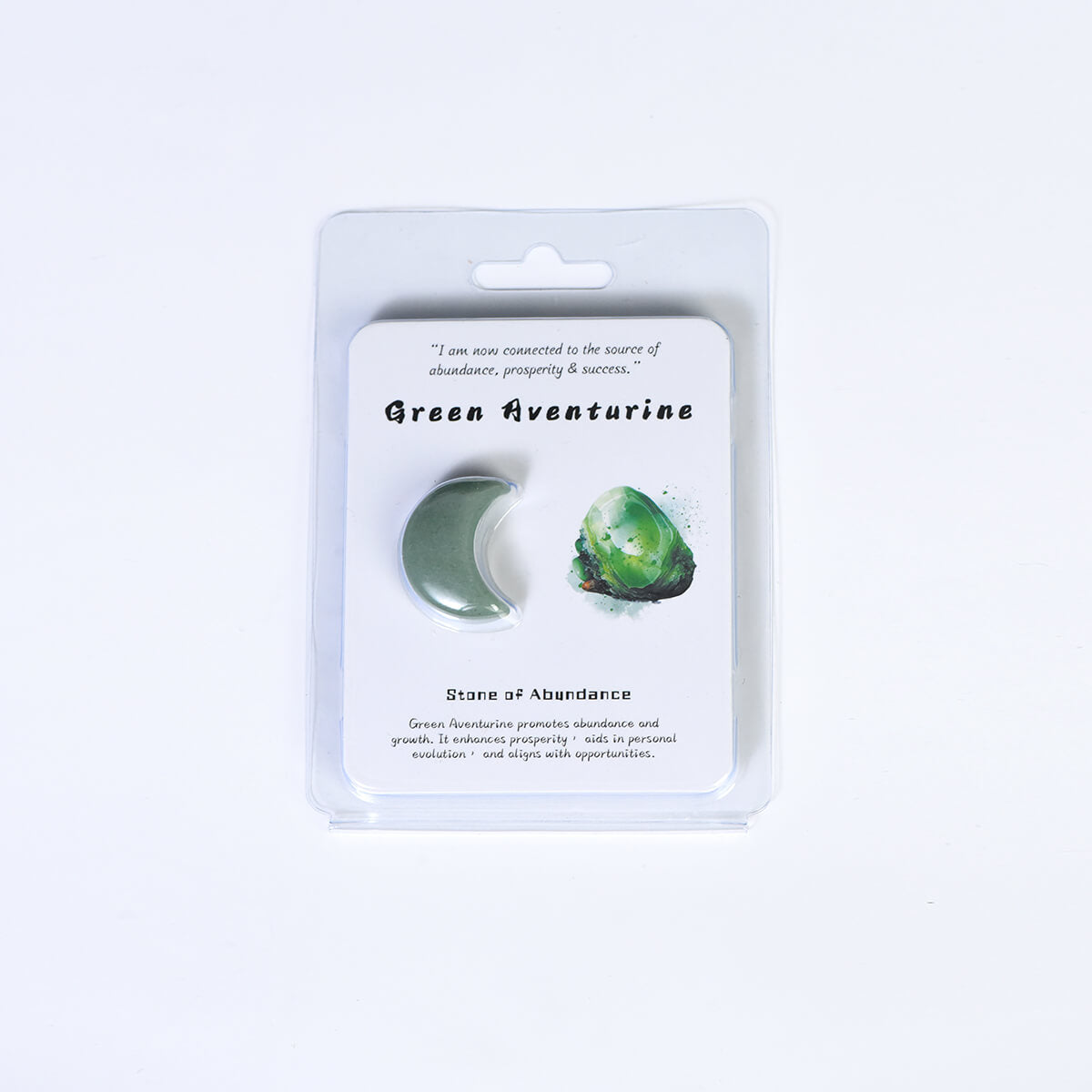 Etheric Aura Crystal Carved Heart/Mushroom/Star/Moon Blister Kit
