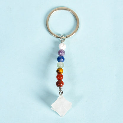 7 Chakra Crystal Beads Keychain