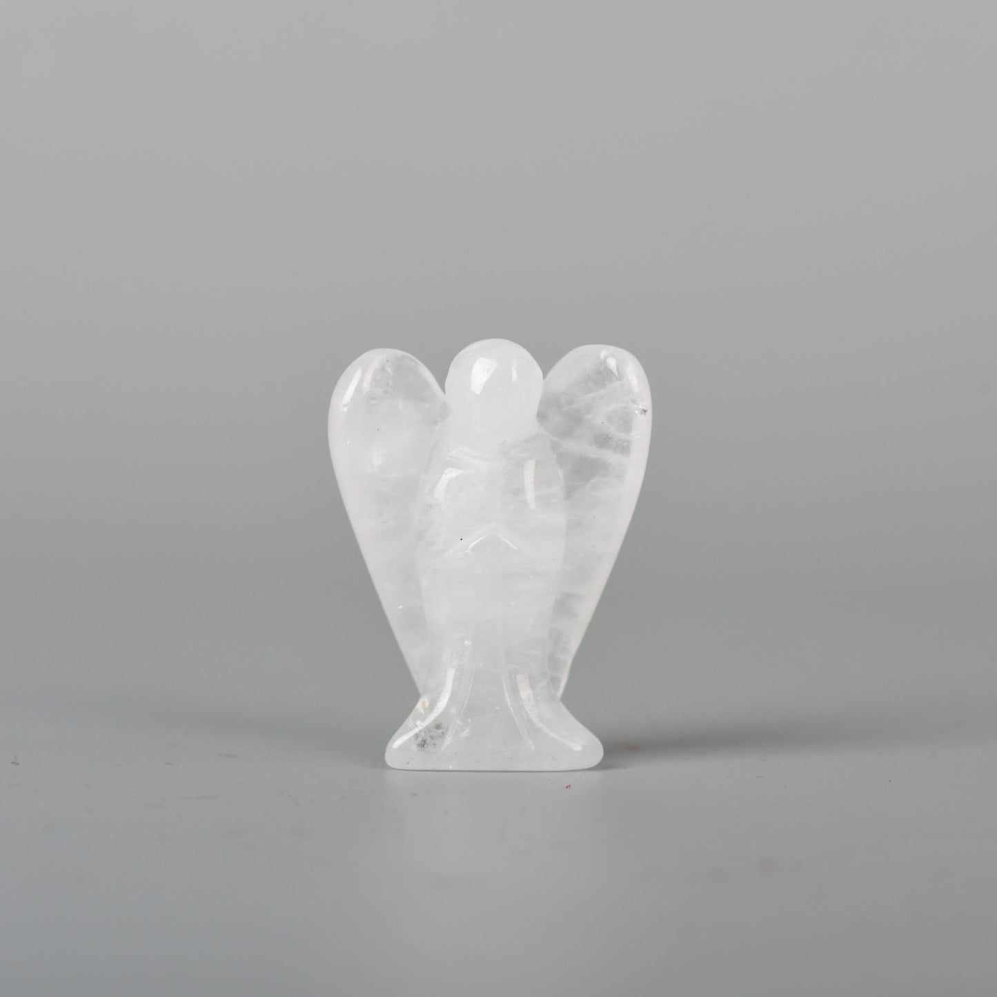 Etheric Aura Crystal Carved Angel