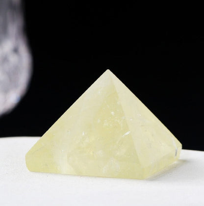 Etheric Aura Natural Crystal Pyramids