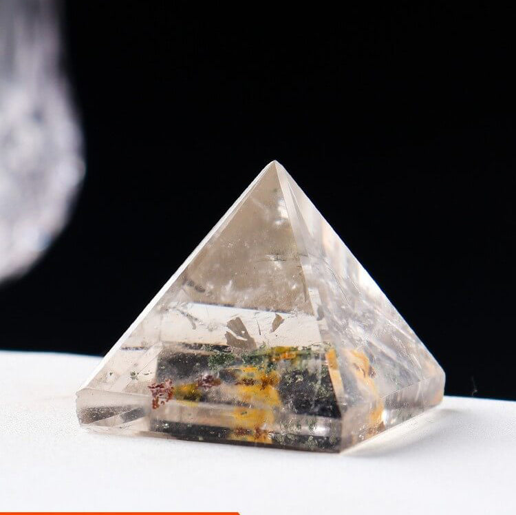 Etheric Aura Natural Crystal Pyramids